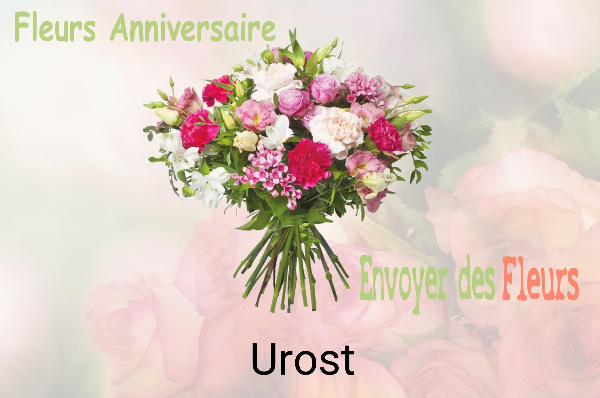 Bouquet de fleurs d’anniversaire livré à Urost